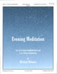 Evening Meditation Handbell sheet music cover